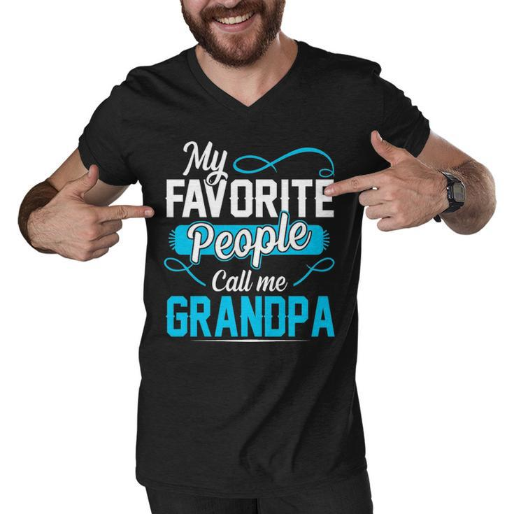 Grandpa Gift   My Favorite People Call Me Grandpa V2 Men V-Neck Tshirt