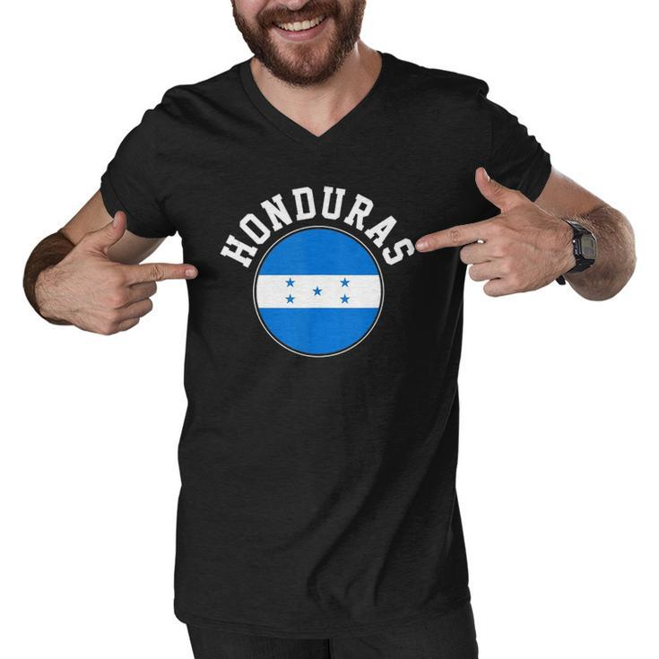 Honduras Honduran Flag Republic Of Honduras  Men V-Neck Tshirt
