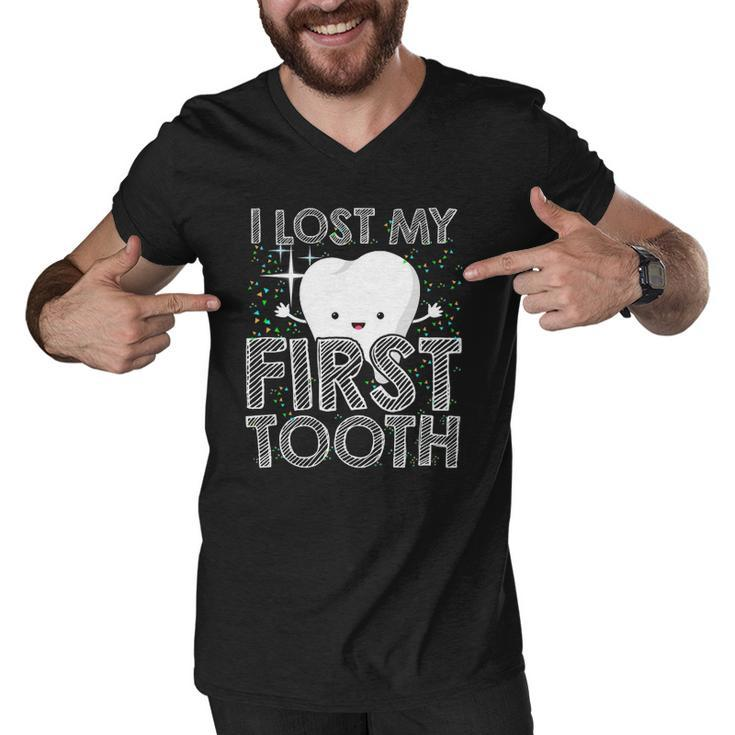 I Lost My First Tooth Baby Tooth Fairy Men V-Neck Tshirt