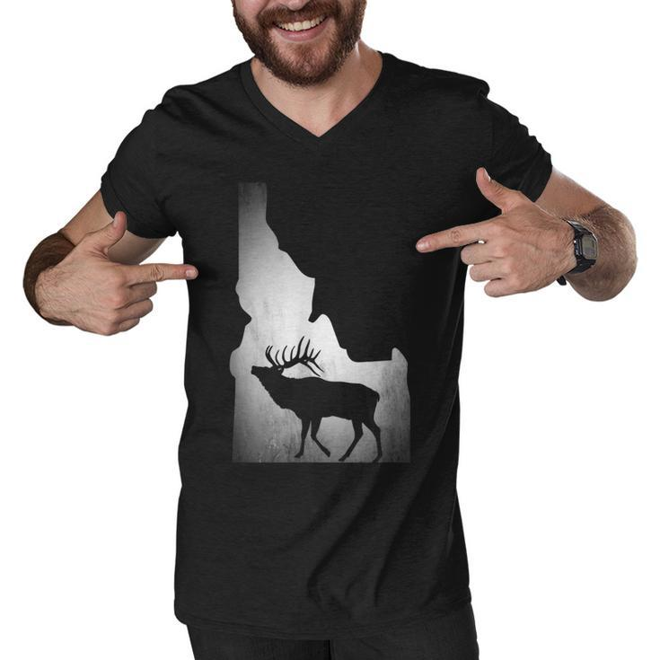 Idaho Elk Hunting  V3 Men V-Neck Tshirt