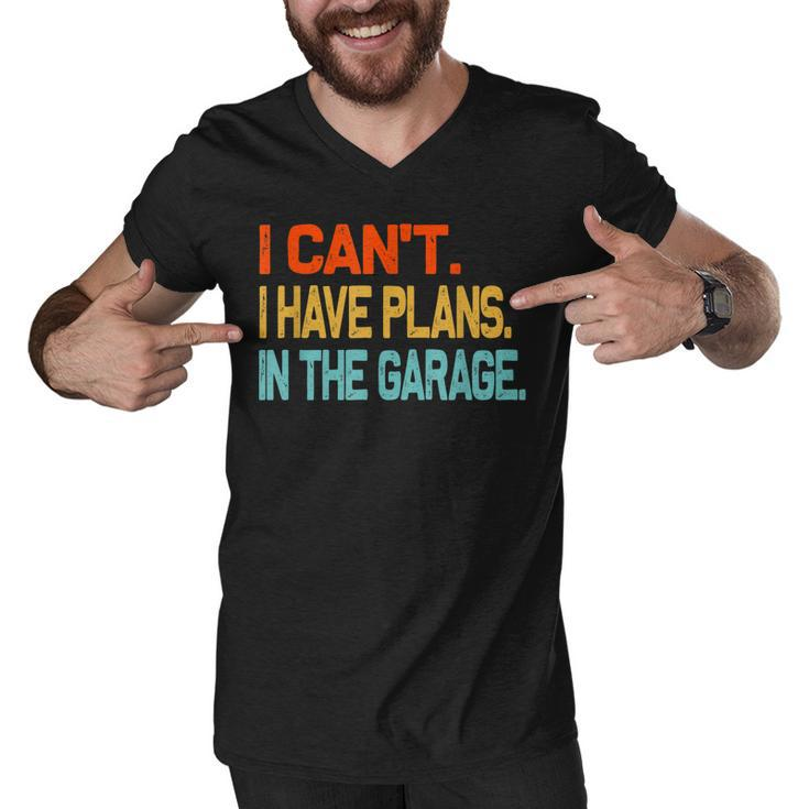 Ill Be In The Garage Funny Dad Work Repair Car Mechanic  Men V-Neck Tshirt