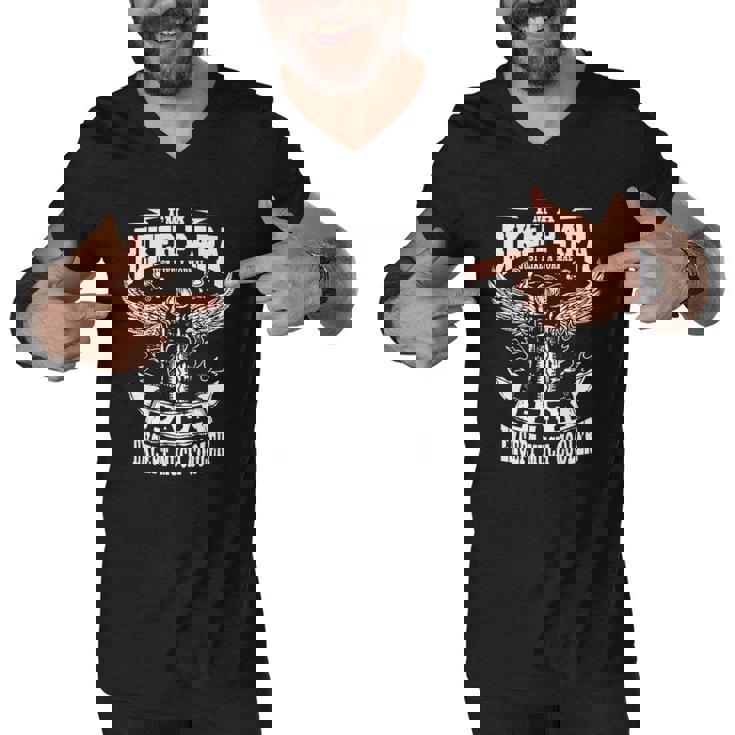 Im A Biker Papa Just Like A Normal Papa Except Much Cooler  Men V-Neck Tshirt