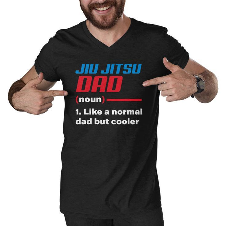 Jiu Jitsu Dad Definition Fathers Day Gift Idea Men V-Neck Tshirt