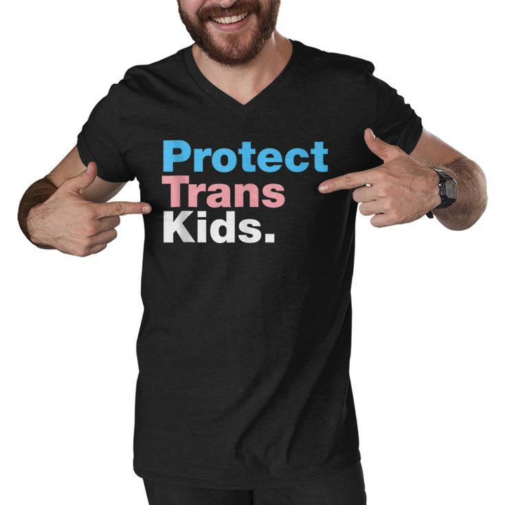 Lgbt Support Protect Trans Kid Lgbt Pride  V2 Men V-Neck Tshirt