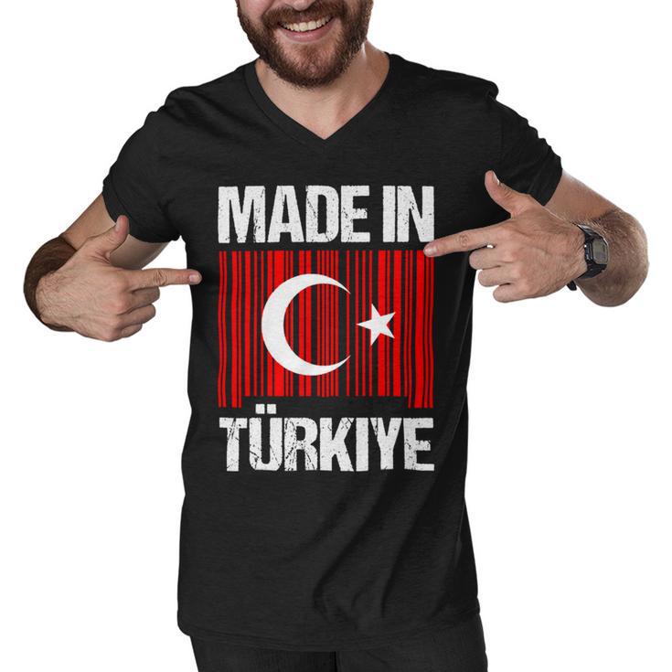 Made In Turkey Flag Turkish 8 Shirt Men V-Neck Tshirt