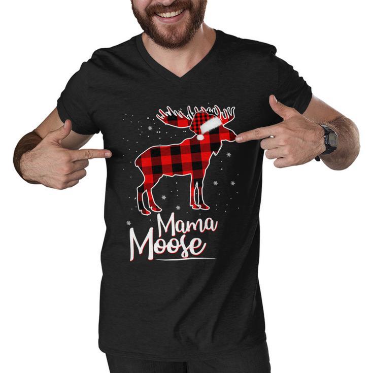 Mama Moose Matching Family Christmas 506 Shirt Men V-Neck Tshirt