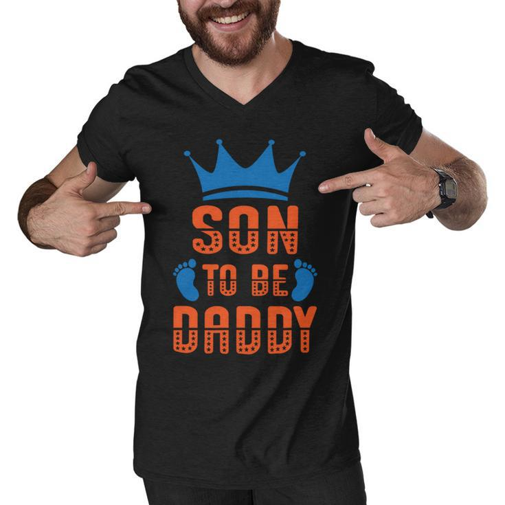 Mens Dad To Be Gift For Soon To Be Dad Gift For New Dad Father Men V-Neck Tshirt