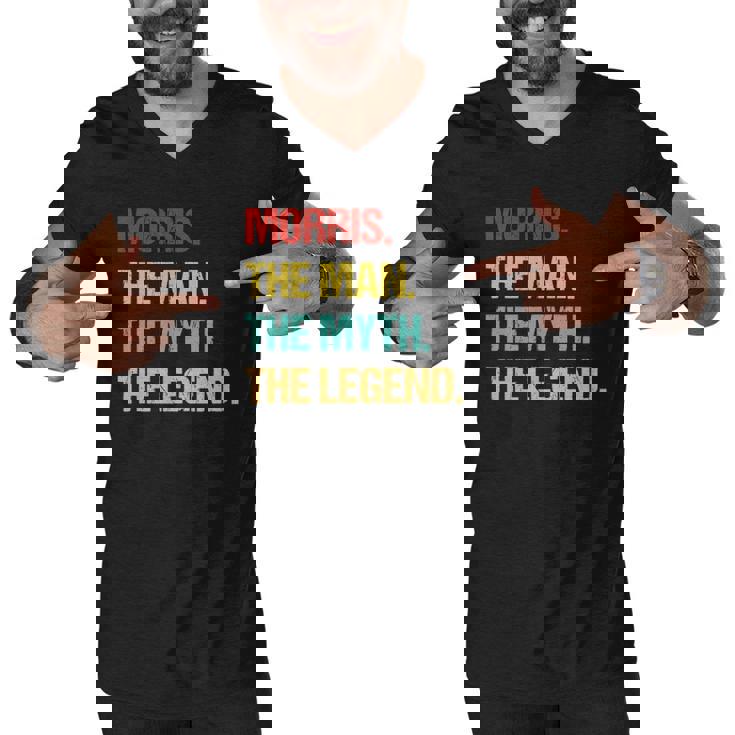 Mens Morris The Man The Myth The Legend Men V-Neck Tshirt