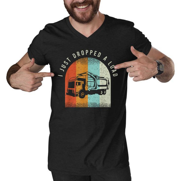 Mens Recycling Truck Driver Saying For A Driver Of Garbage Truck  V3 Men V-Neck Tshirt