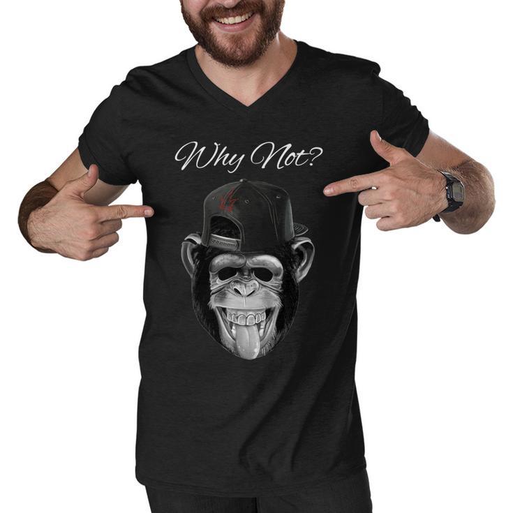 Monkey In A Cap 527 Trending Shirt Men V-Neck Tshirt