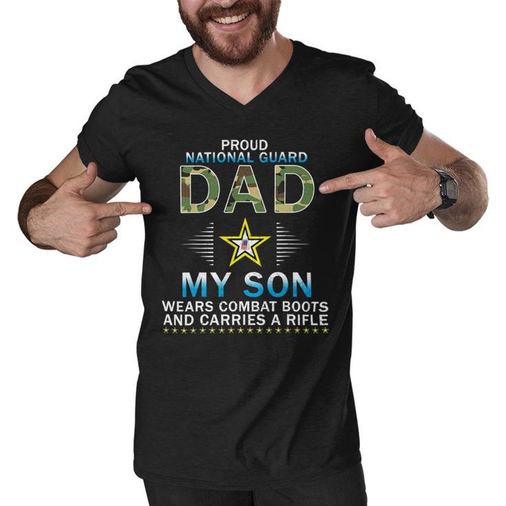 My Son Wears Combat Bootsproud 689 Shirt Men V-Neck Tshirt