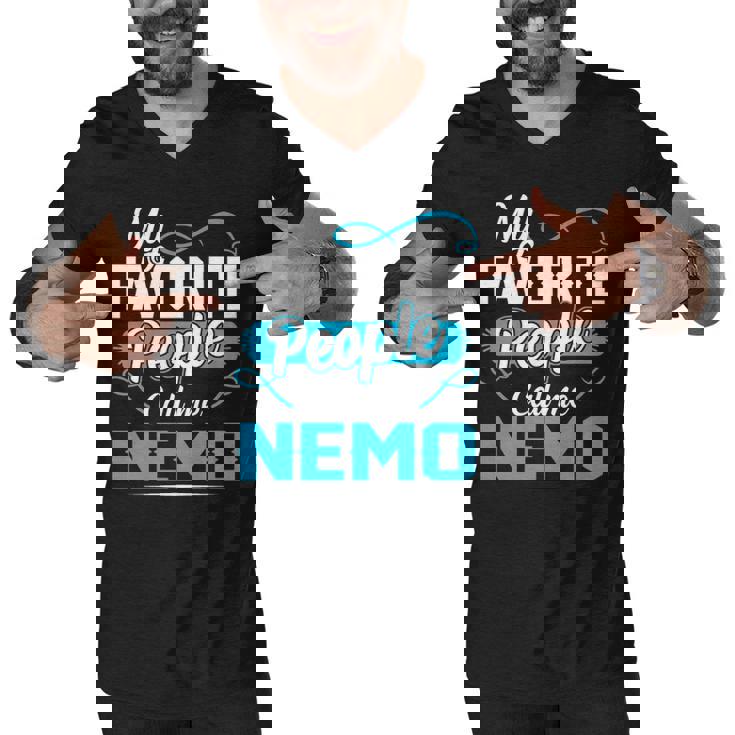 Nemo Grandpa Gift   My Favorite People Call Me Nemo V2 Men V-Neck Tshirt