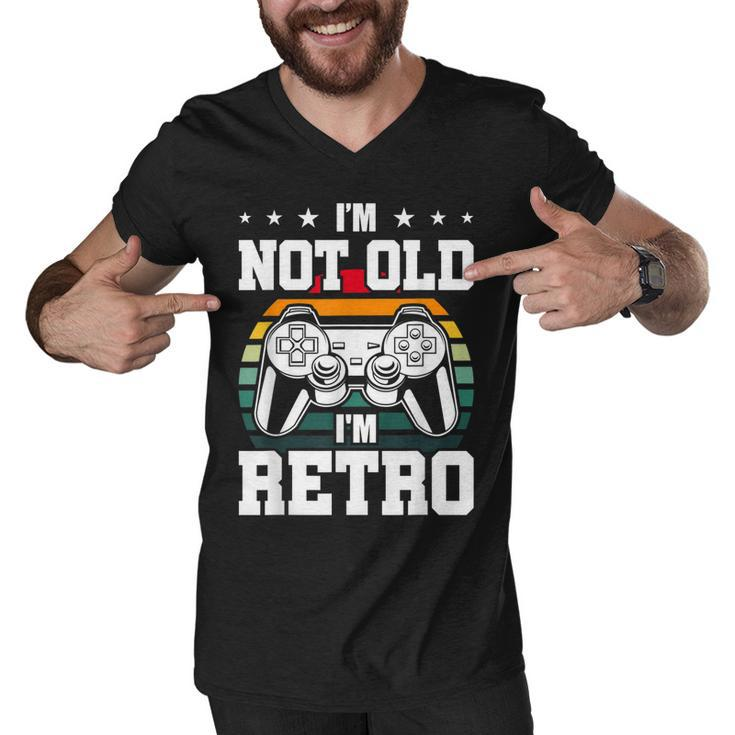 Not Old Im Retro Video Gamer Gaming  Men V-Neck Tshirt