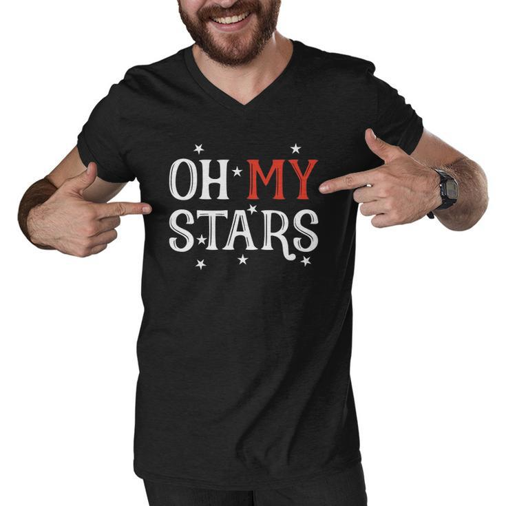 Oh My Stars July 4Th Independence Day Gift Men V-Neck Tshirt