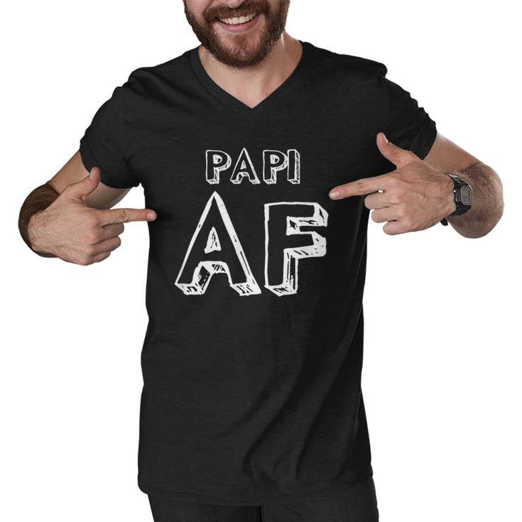 Papi Af Gift For Your Family Lover Men V-Neck Tshirt