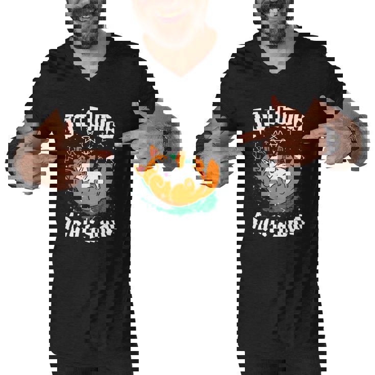 Pet Dogs Hail Satan Kawaii Satanic Dog Astrology Witchcraft Men V-Neck Tshirt