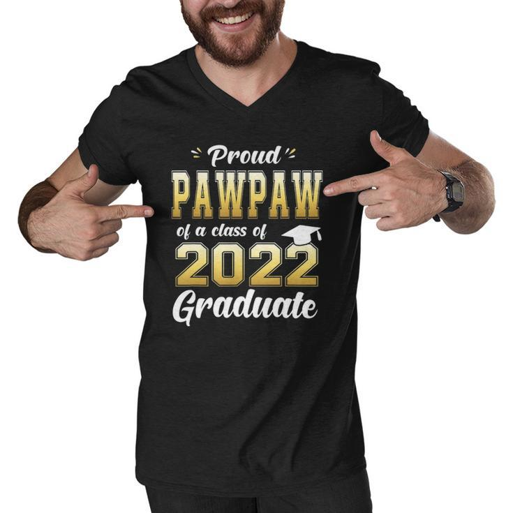 Proud Pawpaw Of A Class Of 2022 Graduate  Senior Men V-Neck Tshirt