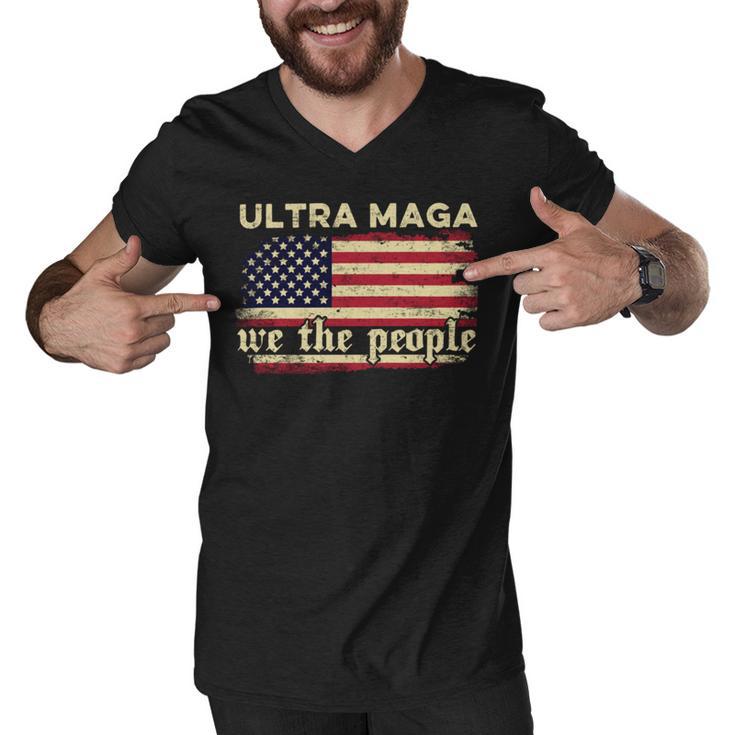 Proud Ultra Maga V9 Men V-Neck Tshirt