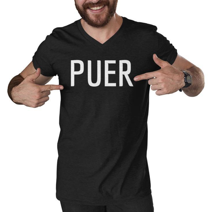 Puer - Puerto Rico Three Part Combo Design Part 1 Puerto Rican Pride Men V-Neck Tshirt