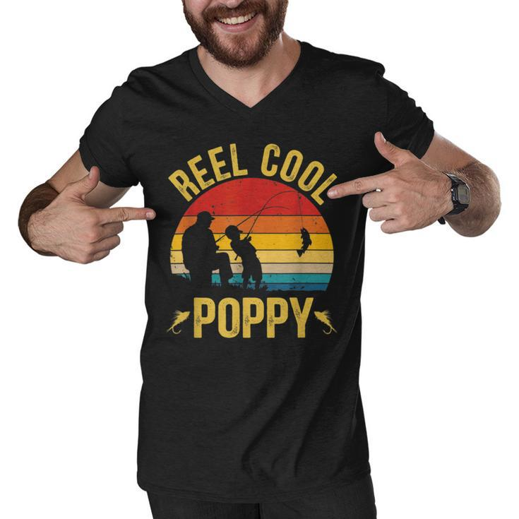 Reel Cool Poppy Funny V3 Men V-Neck Tshirt