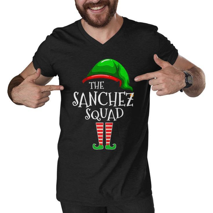 Sanchez Name Gift   The Sanchez Squad Men V-Neck Tshirt