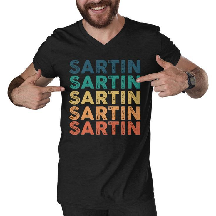 Sartin Name Shirt Sartin Family Name V2 Men V-Neck Tshirt