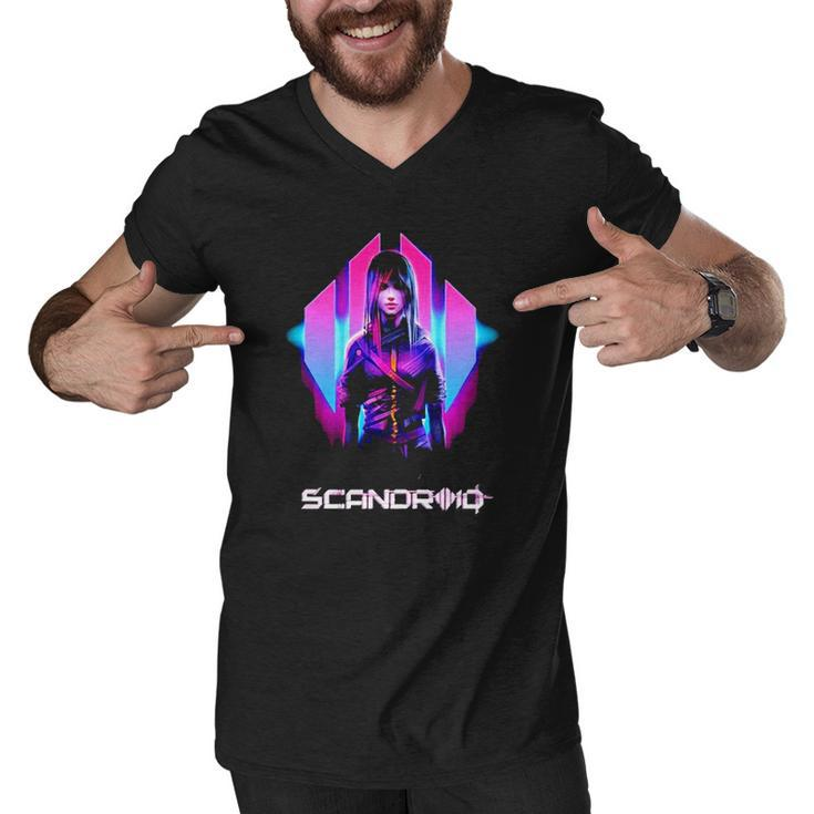 Scandroid Aphelion Music Lover Gift Men V-Neck Tshirt