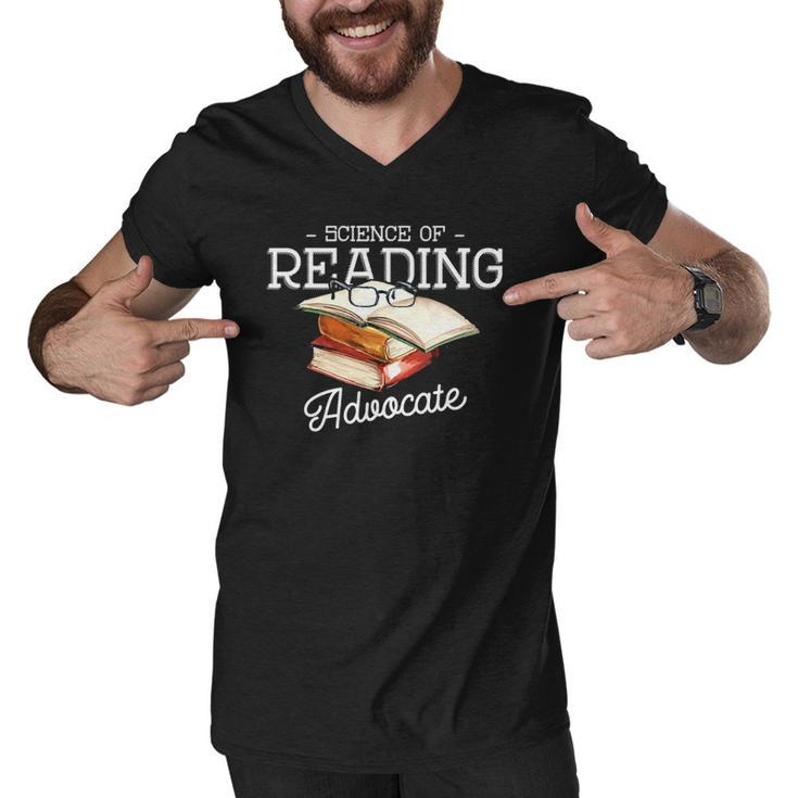 Science Of Reading Advocate Books Literature Book Reader Men V-Neck Tshirt