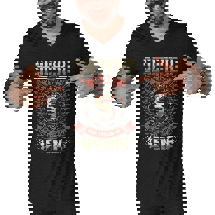 Shepard Blood  Run Through My Veins Name Men V-Neck Tshirt