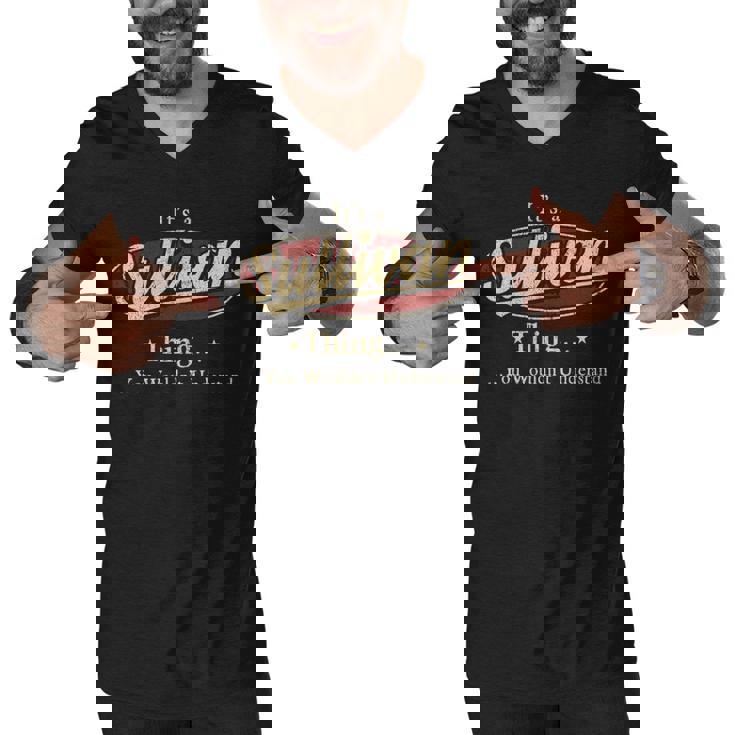 Sullivan Shirt Personalized Name Gifts T Shirt Name Print T Shirts Shirts With Name Sullivan Men V-Neck Tshirt