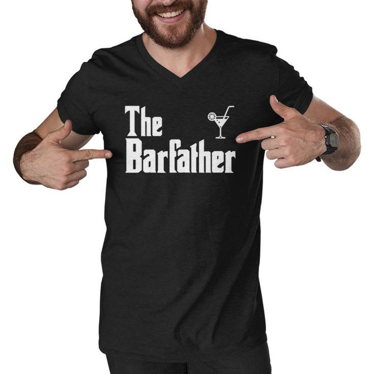 The Barfather Funny Bartender  Men V-Neck Tshirt