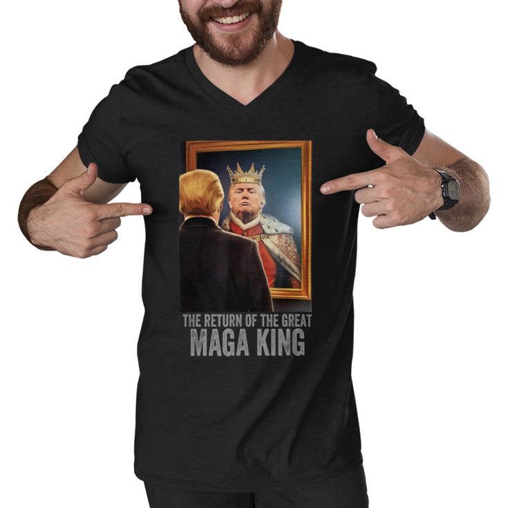 The Return Of The Great Maga King Anti Men V-Neck Tshirt