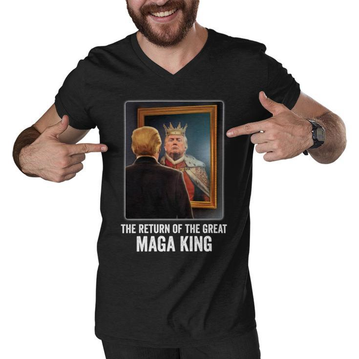 The Return Of The Great Maga King Men V-Neck Tshirt