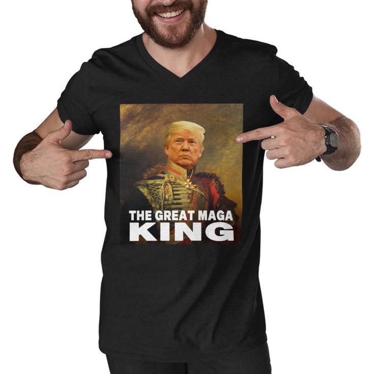 The Return Of The Great Maga King  Men V-Neck Tshirt