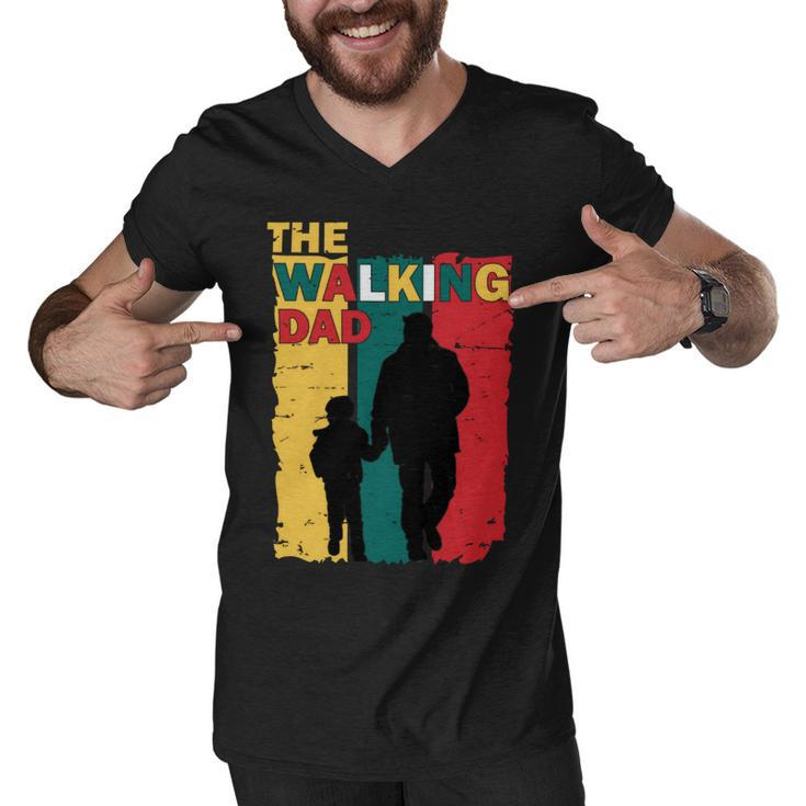 The Walking Dad Men V-Neck Tshirt