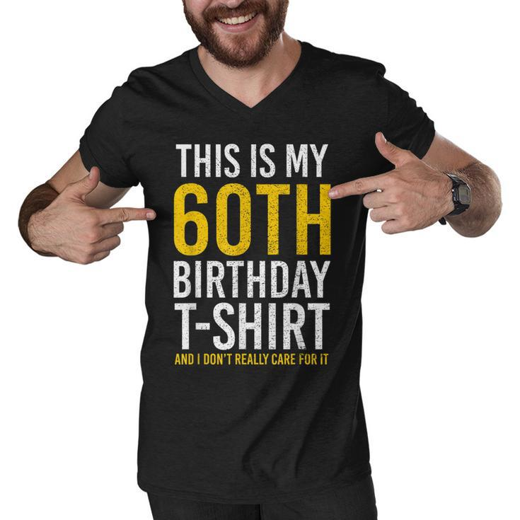This Is My 60Th Birthday Outfit Funny Turning 60  Men V-Neck Tshirt