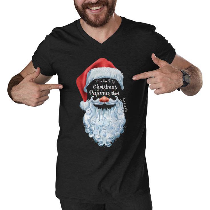 This Is My Christmas Pajama 877 Shirt Men V-Neck Tshirt