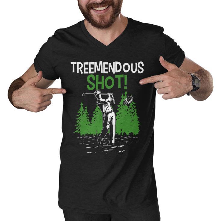 Treemendous Golf Shot In The Trees  66 Trending Shirt Men V-Neck Tshirt