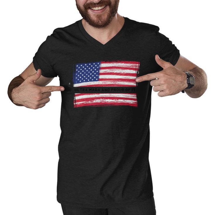 Ultra Maga And Proud Of It A Ultra Maga And Proud Of It V12 Men V-Neck Tshirt