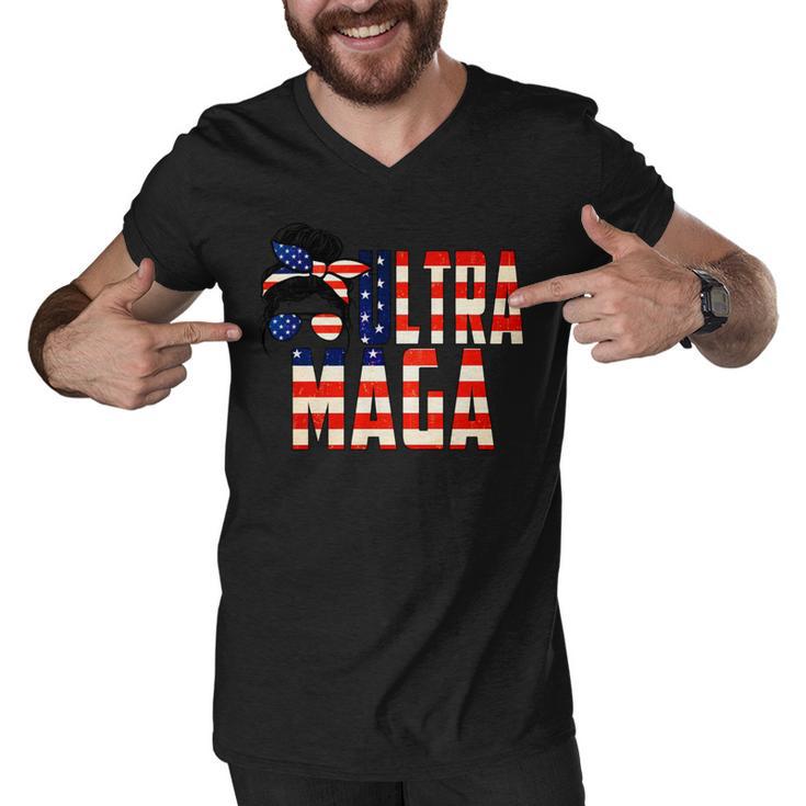 Ultra Maga Proud Of It Ultramaga  Men V-Neck Tshirt