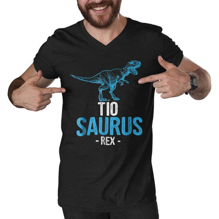Uncle Tiosaurus Rex Tio Saurus Men V-Neck Tshirt