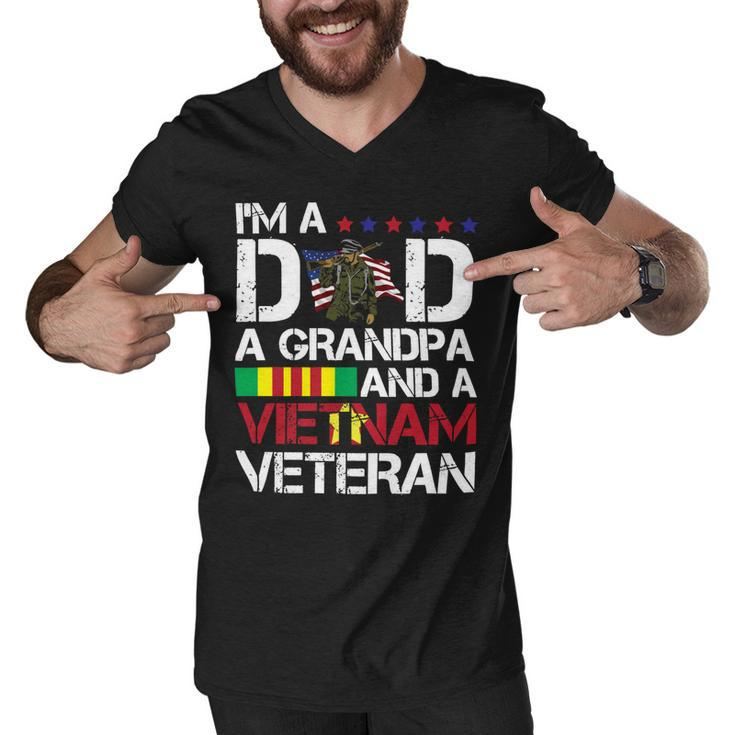 Veteran Veterans Day Us Soldier Veteran Veteran Grandpa Dad America 38 Navy Soldier Army Military Men V-Neck Tshirt