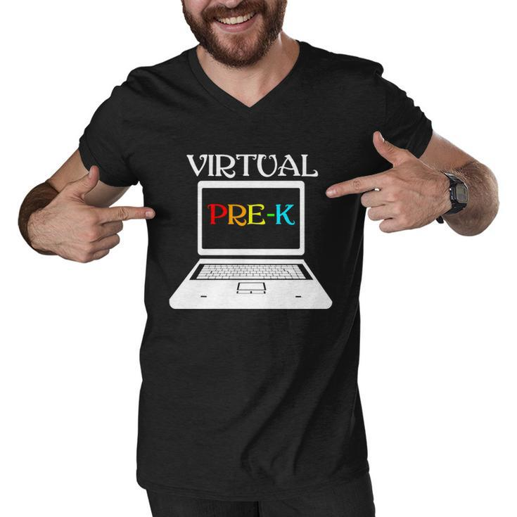 Virtual Prek  Men V-Neck Tshirt