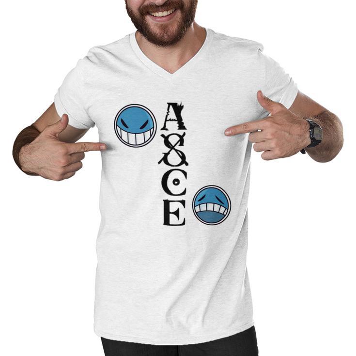 Ace Men V-Neck Tshirt