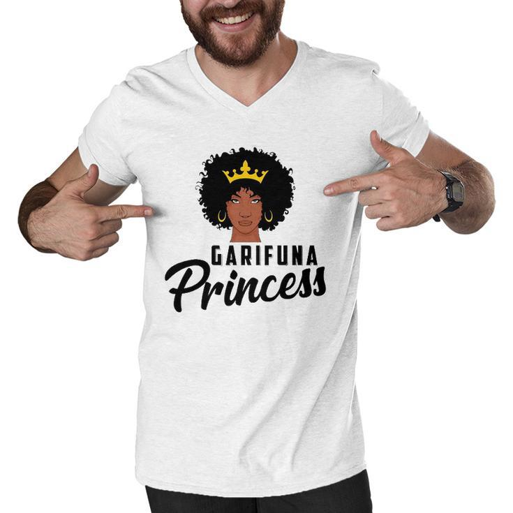Afro Caribbean Pride Garifuna Princess Men V-Neck Tshirt