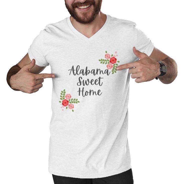 Alabama Sweet Home  Sweet Home Men V-Neck Tshirt