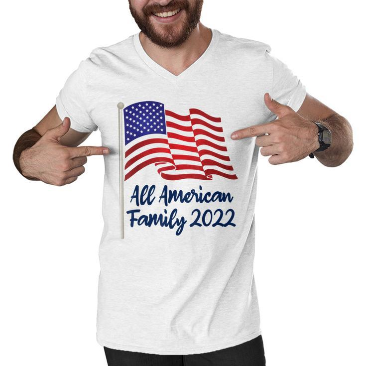 All American Family Reunion Matching - 4Th Of July 2022  Men V-Neck Tshirt