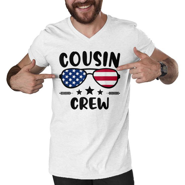 Cousin Crew 4Th Of July Patriotic American Family Matching  V7 Men V-Neck Tshirt