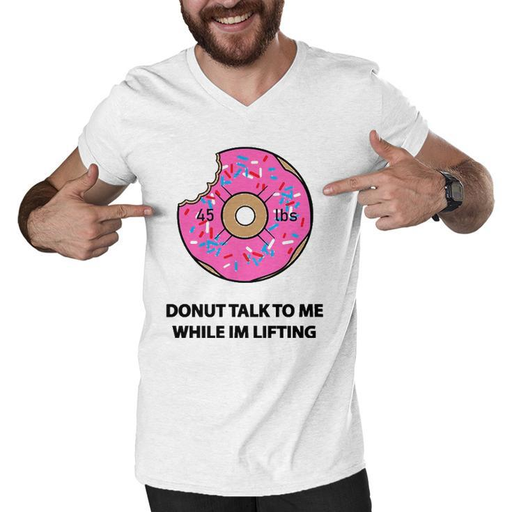 Donut Gym  For Weightlifters & Bodybuilders Men V-Neck Tshirt