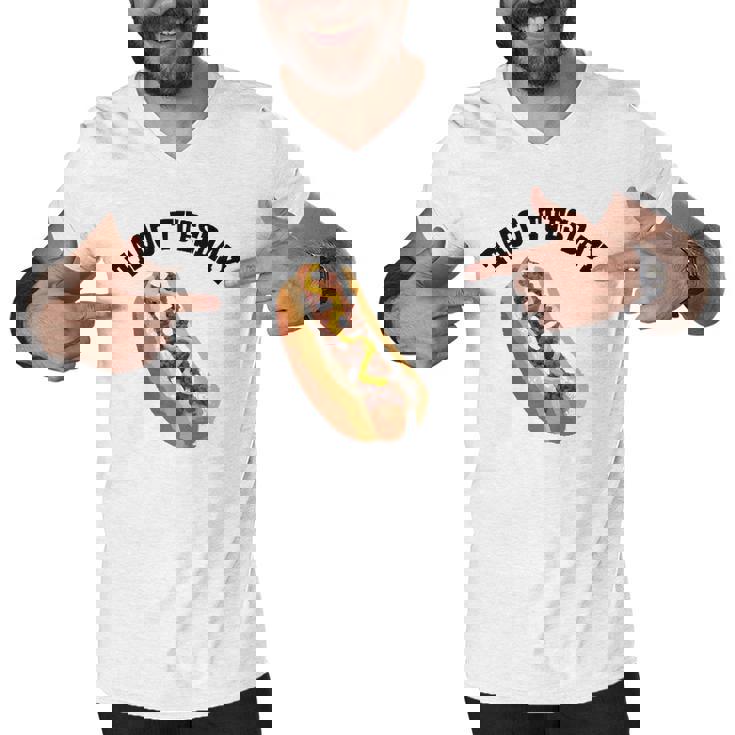 Funny Hilarious Fun Taco Tuesday Hotdog Hot Dog Men V-Neck Tshirt